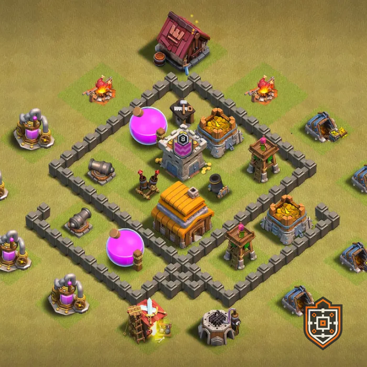 War Base · Level 4 · War · Anti 2-Star