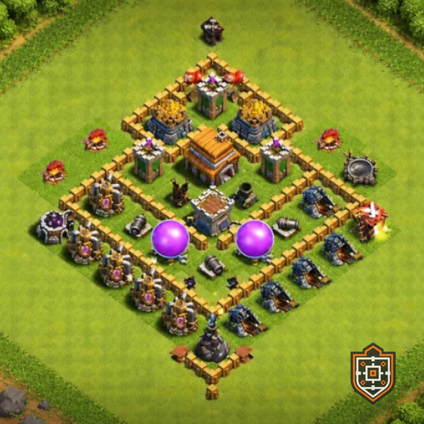 Home Village · Level 5 · Farming · Hybrid