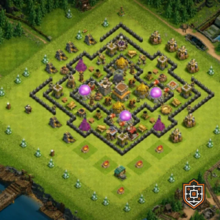 Home Village · Level 8 · Farming · Trophy