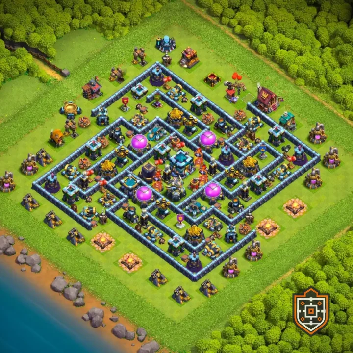 War Base · Level 13 · Hybrid · Anti 2-Star