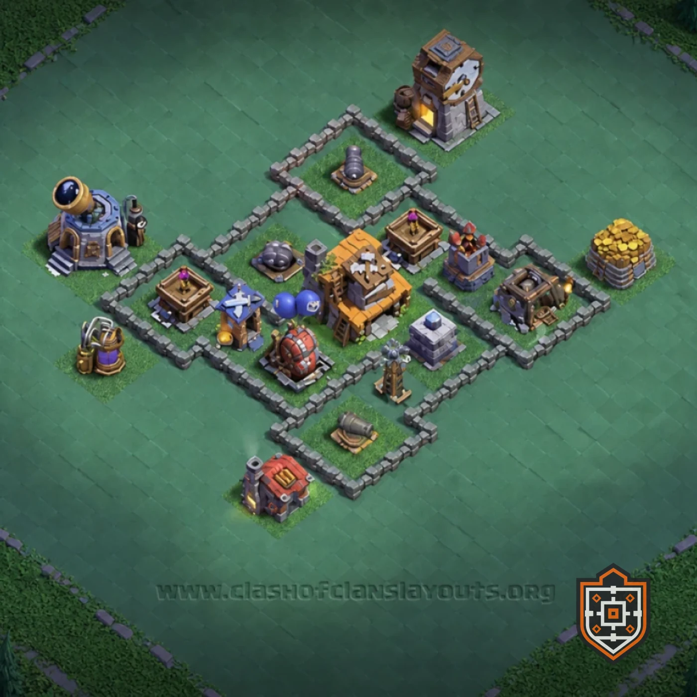 Builder Base · Level 4 · Anti 3-Star