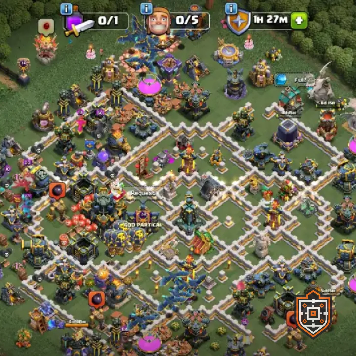 Home Village · Level 17 · War · Trophy