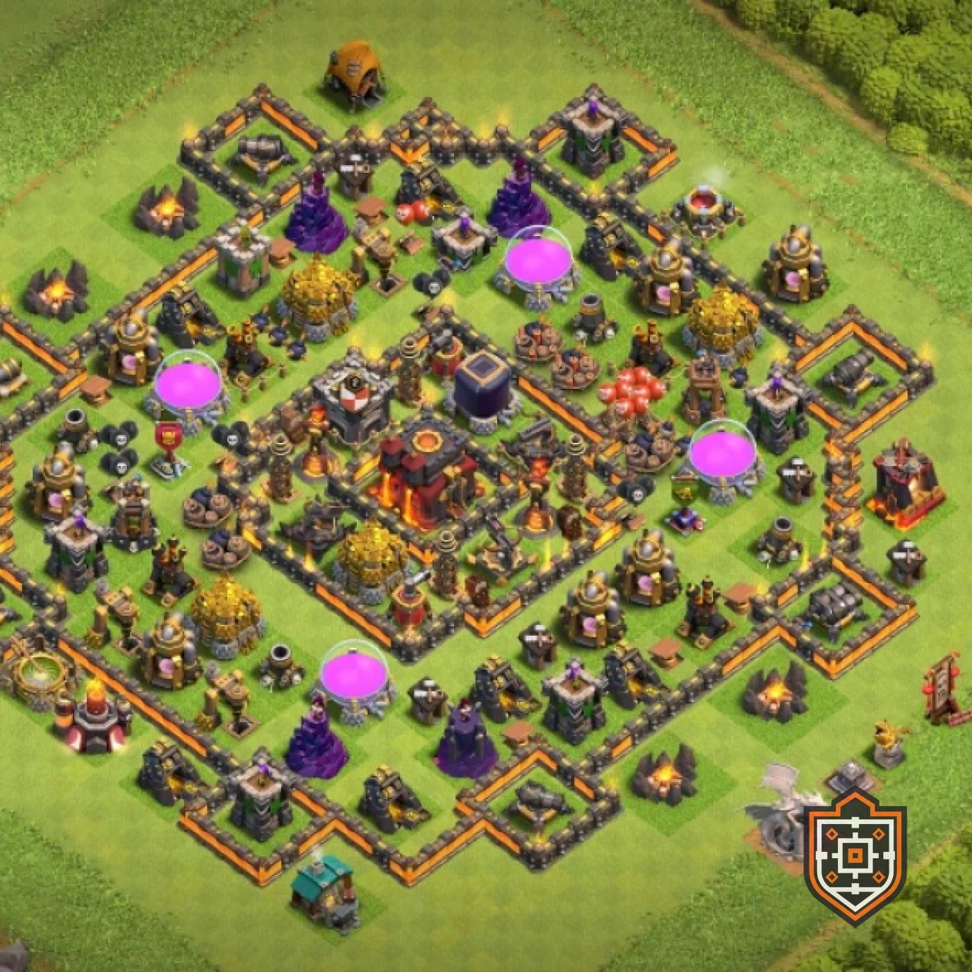 Home Village · Level 10 · War · Farming