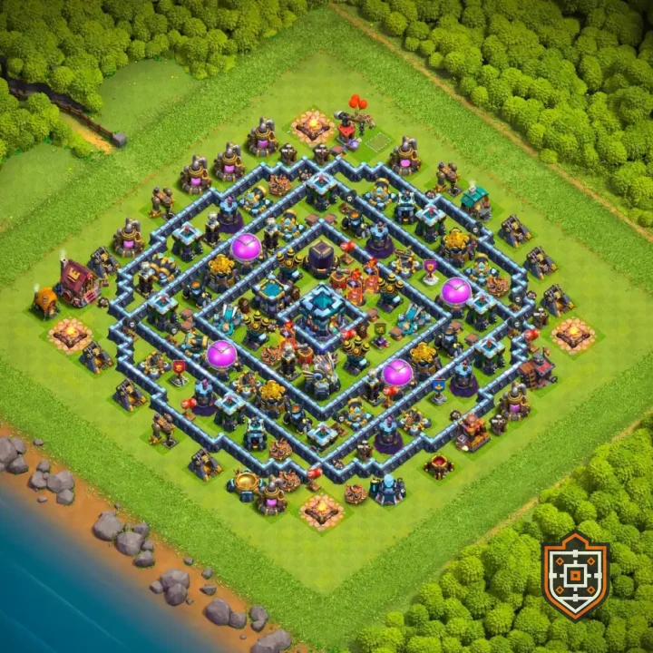 War Base · Level 13 · Farming · Hybrid