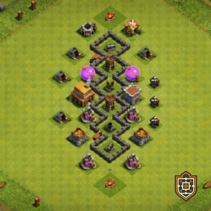 Home Village · Level 4 · Farming · Hybrid