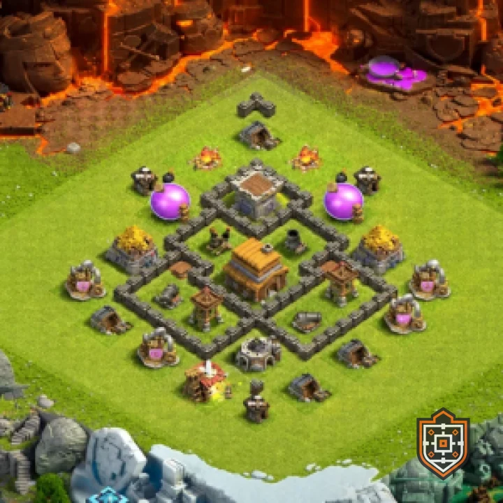 Home Village · Level 4 · Anti 3-Star