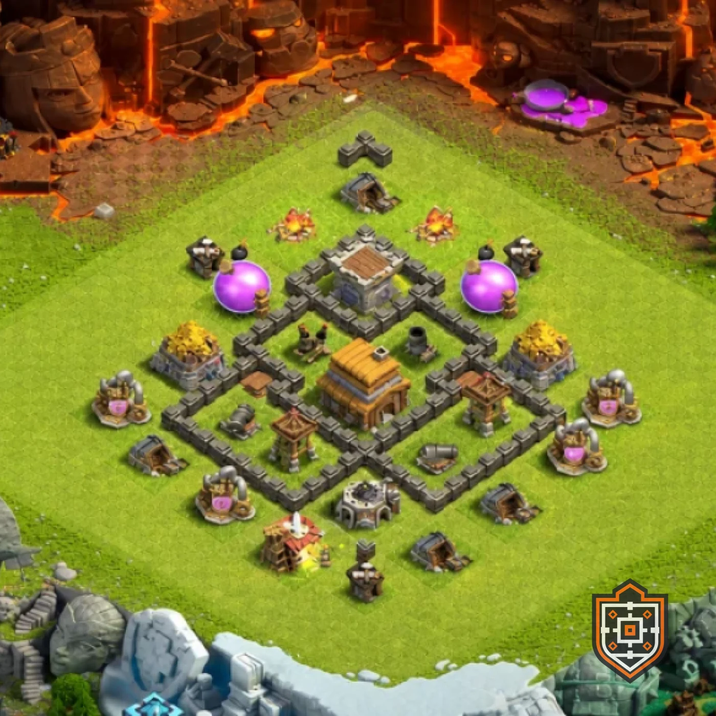 Home Village · Level 4 · Anti 3-Star