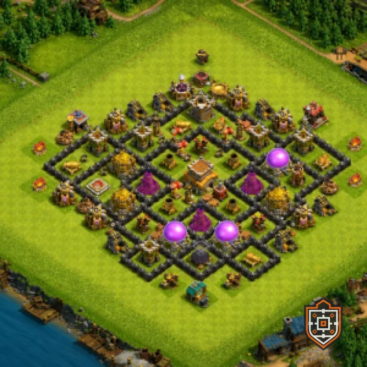 Home Village · Level 8 · War · Anti 3-Star