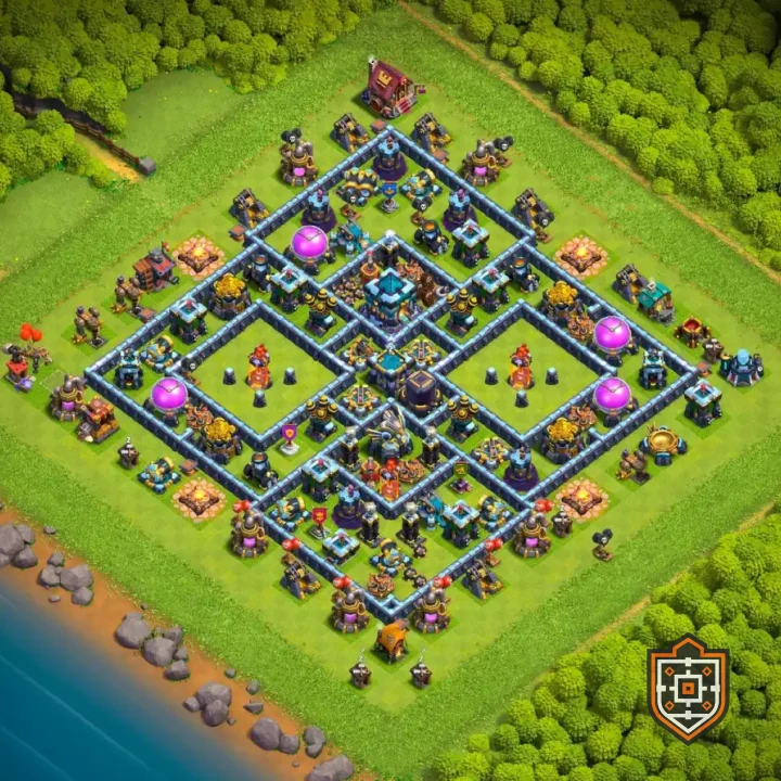War Base · Level 13 · Farming · Hybrid