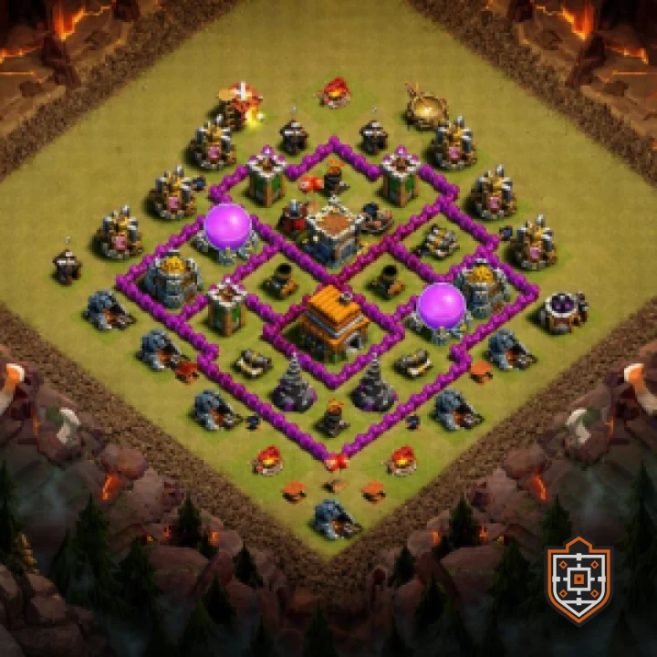 War Base · Level 6 · War · Farming