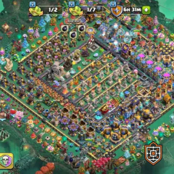 Home Village · Level 18 · Farming · Trophy