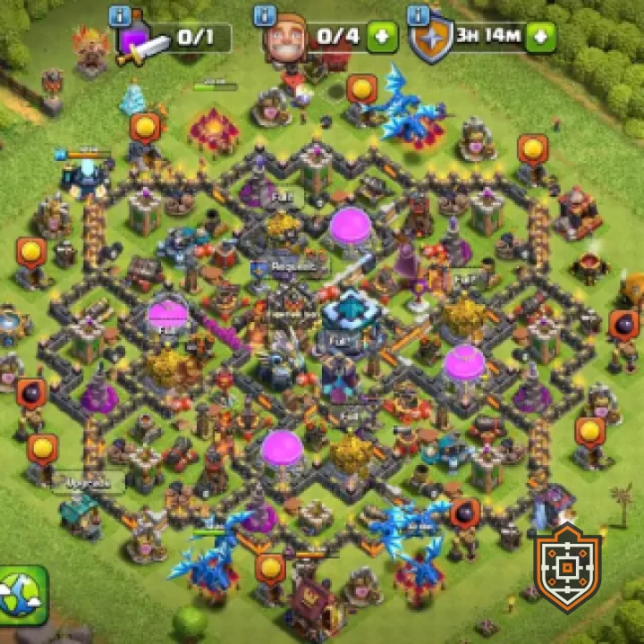 Home Village · Level 13 · Farming · Anti 2-Star