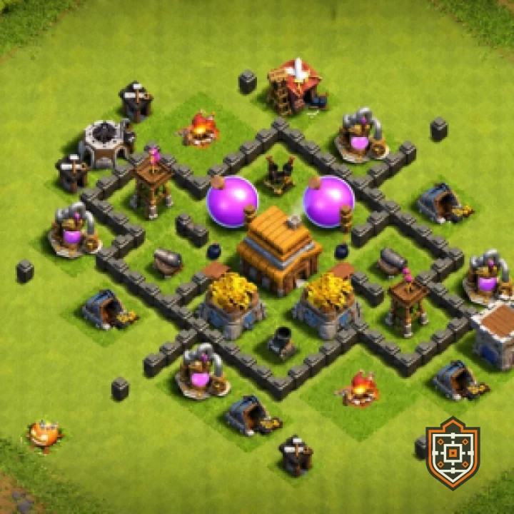 Home Village · Level 4 · Farming